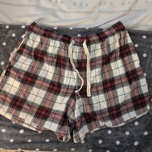 A&F Plaid Women's Sleep Shorts